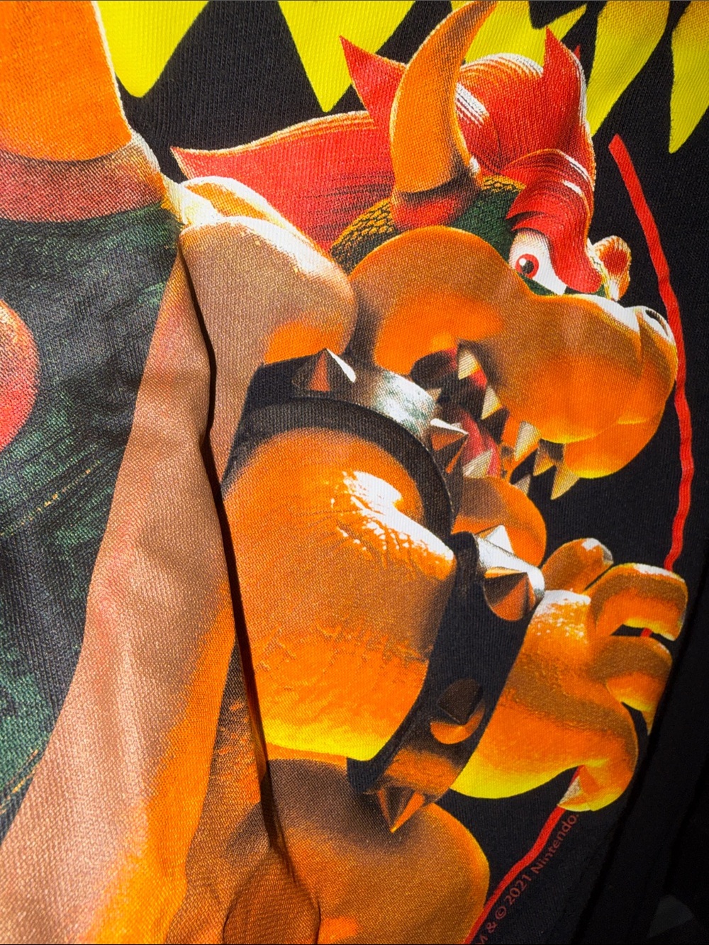 Abercrombie & Fitch -Bowser Graphic Long-Sleeve Shirt Size 9/10 - Picture 10 of 15